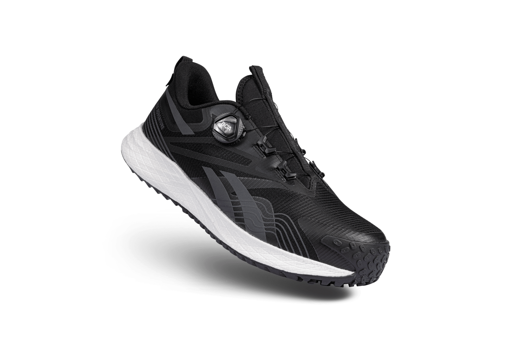 Reebok Adventure IB3613 sportieve zwarte veiligheidsschoen met BOA